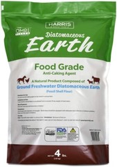 OMRI Listed Food Grade Diatomaceous Earth 4lb – Natural & Versatile Application