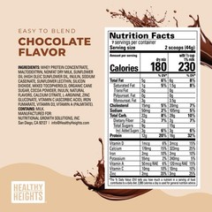 Healthy Heights Grow Daily Kids Protein Drink Mix (Chocolate) – High Protein …