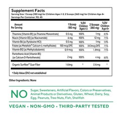 Tasteless B Complex Powder for Kids – Methylfolate, B1, B3, B5, B6, No Additives