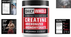 Unflavored Micronized Creatine 300g – 60 Servings for Optimal Energy Management