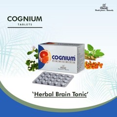 Charak Pharma Cognium Tablet For Memory Focus Concentration Reduce Stress 40Tabs