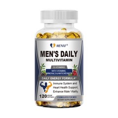 Men Daily Multivitamin Capsule Complex Energy Boost Prostate Health Function Cap
