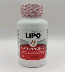 Lipo Flavonoid Ear Ringing – Recommended for Ringing Ears 100 Caplets EXP 12/28