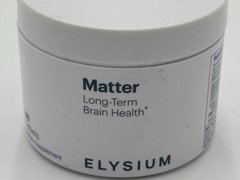 ELYSIUM Matter Brain Supplement with Omega 3 + DHA for Memory & Focus 60 ct