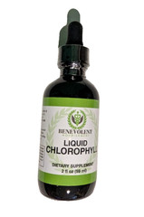 Benevolent Chlorophyll Liquid Drops Supplement 2 FL OZ (59mL) Best By April 2027