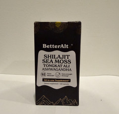 BetterAlt Sea Moss Shilajit, Maca Root, Ginkgo Biloba, Sea Moss, Ashwagandha