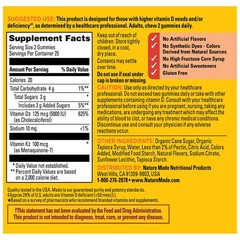 Nature Made Vitamin D3 K2 Gummies, D 50 Count (Pack of 1), Orange