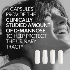 D-Mannose Urinary Tract Support – Cleanse & Protect, Non-GMO, 120 Capsules