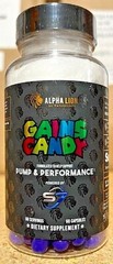 Alpha Lion Gains Candy s7 Pump & Performance Nitric Oxide Booster 60 Capsules