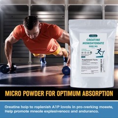 300/500g Non-GMO Micronized Creatine Monohydrate Powder Unflavored VeganFriendly