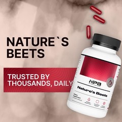 Organic Beet Root Powder 90 Capsules – Nitric Oxide Supplements for Circulation