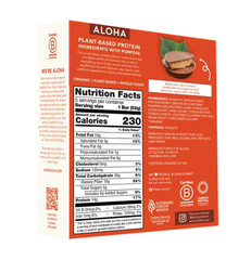 (3 Pack) Aloha Plant-Based Protein Bars, Peanut Butter Cup, 5 Pack