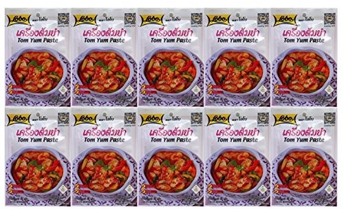 Lobo Tom Yum Soup Mix, Spicy, 30 Gram (Pack of 10) 1.05 Ounce