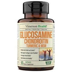 Vimerson Health Glucosamine Chondroitin Turmeric MSM Joint Health 90 Tablets new