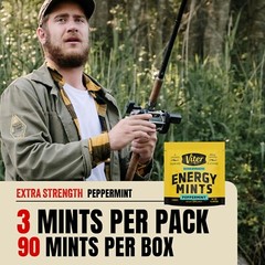 Viter Energy Extra Strength Caffeine Mints – Boosts Energy & Freshens Breath