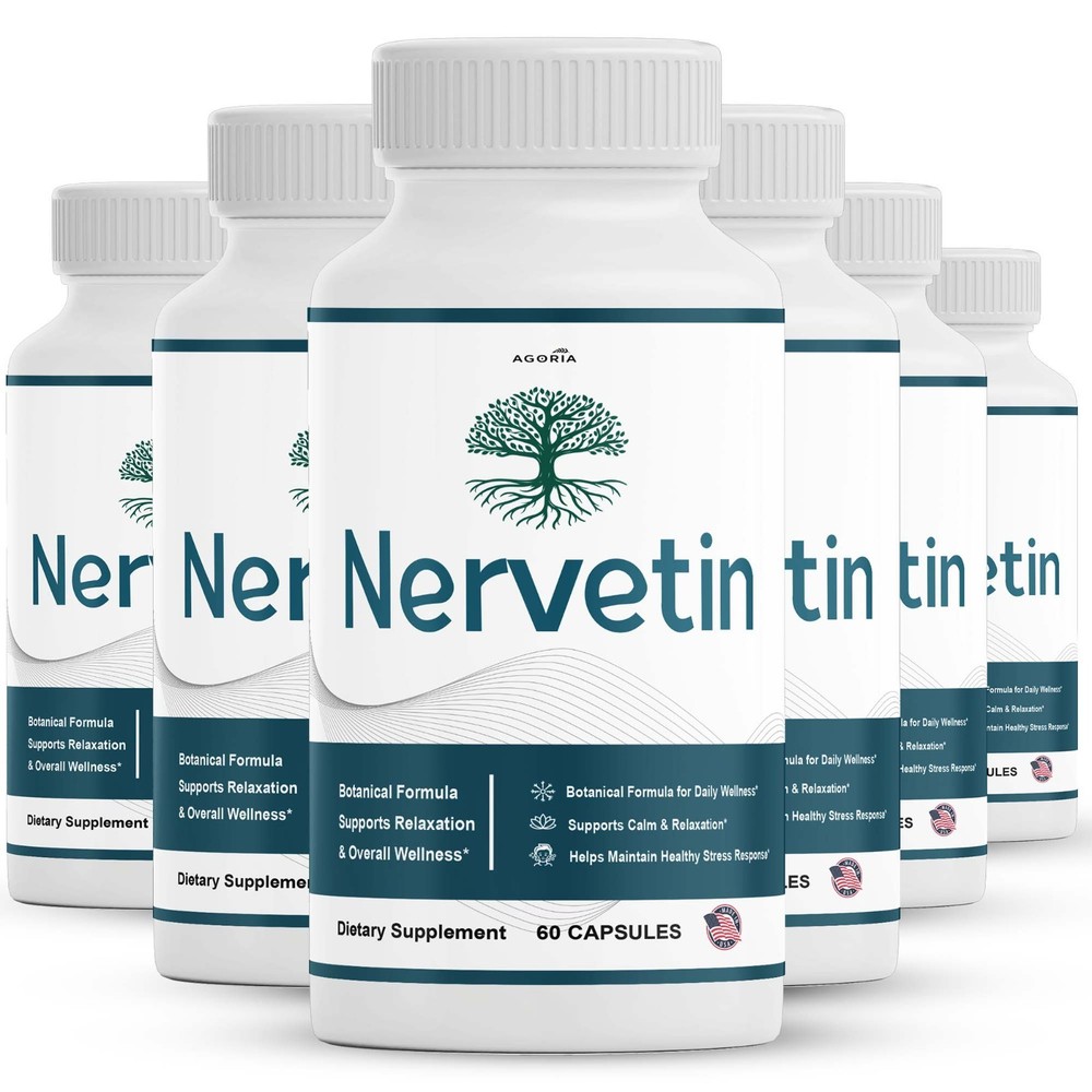 (6 PACK) Nervetin Neuropathy Supplements, Official Nerve tin Advanced Nerve