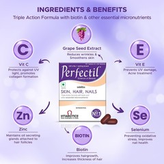 VITABIOTICS Perfectil Multivitamin Supplements For Men & Women Skin, Hair & Nail