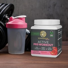 Sunwarrior Pre Workout Powder Energy Drink Supplement Clean Vegan Plant-Based