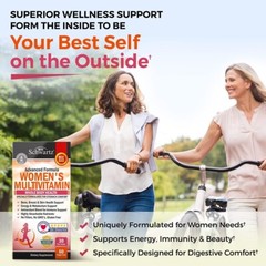 Multivitamin for Women with Vitamin D3, Multivitamins for Bone Breast Skin 60 ct