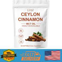 Ceylon Cinnamon Softgels, Ceylon Cinnamon Soft Gels 7200Mg Equivalent with Mct O