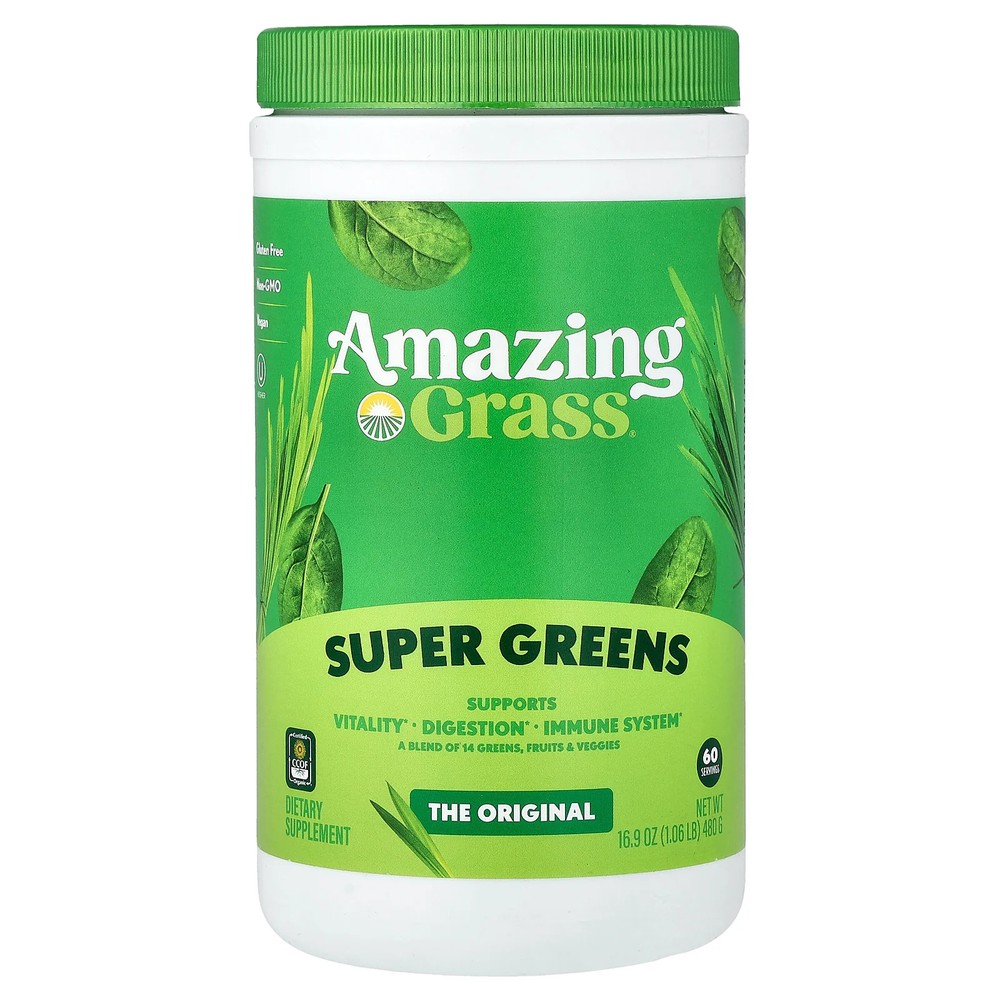 2 X Amazing Grass, Greens Blend Superfood, 16.9 oz (480 g)