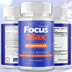 (2 Pack) Focus Max Pill Nootropic Natural Brain Supplement FocusMax 120 Capsules