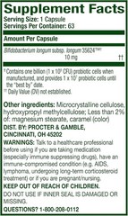 Align Probiotic 24/7 Digestive Support Pro Formula 63 Ct Supplement Exp. 06/2028
