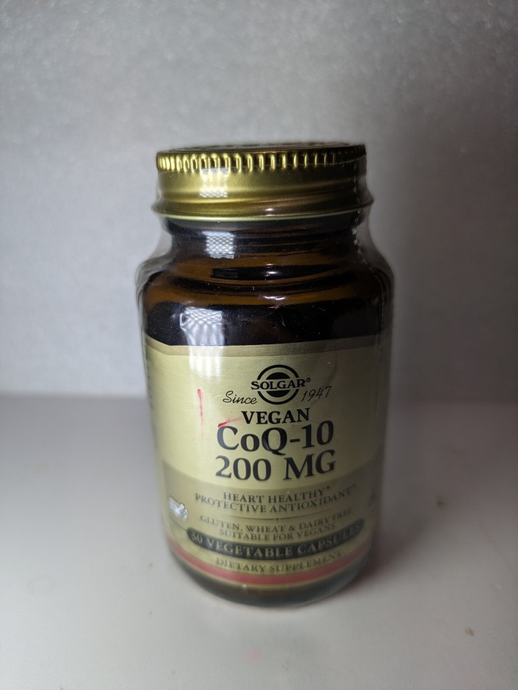 Solgar Vegan CoQ-10 200mg 30 Capsules EXP 08/2025