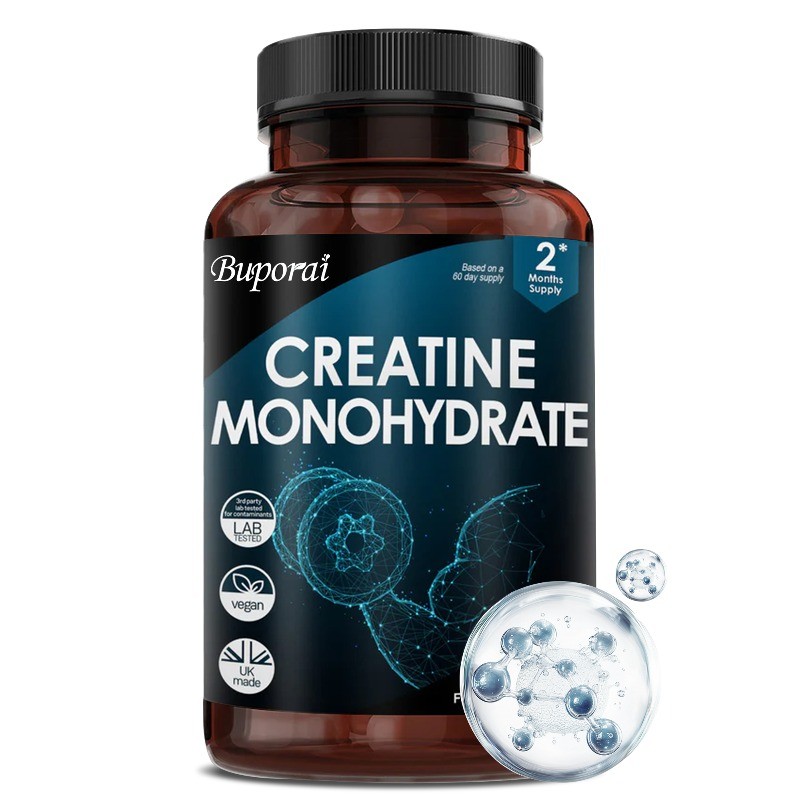 Creatine Monohydrate 120pcs, Boosts Cellular Energy, Improves Cognitive Function