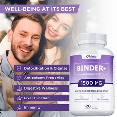 Binder Detox – Activated Carbon,Zeolite – Liver Detox & Cleanse,Digestive Health