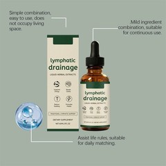 4X 60ml Lymphatic Drainage Drops,Lymphoria for Support Bloat Detox Relief&Immune