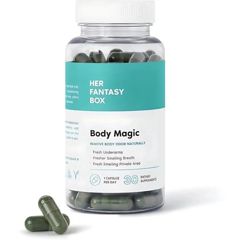 Body Magic Chlorophyll tablets for Body Odor Control, Detox & Healthy Skin Su…