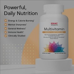 GNC Women’s Multivatamin Energy & Metabolism For Calorie Burn & Mental Sharpness
