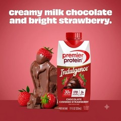 Premier Protein Shake, Strawberries & Cream, 30g Protein, 11 fl oz, 12 Ct