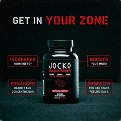 Jocko Fuel Brain Power Nootropic Dietary Supplements for Memory & Focus wiht…