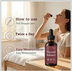 (2 Pack) Pureveen Thyroid Balance Drops