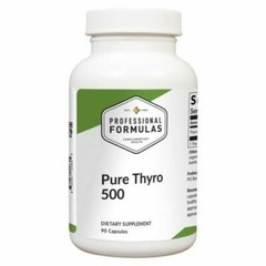 PURE THYRO 500 PROFESSIONAL FORMULAS Lyophilized Thyroid Glandular Mfg: 12/22