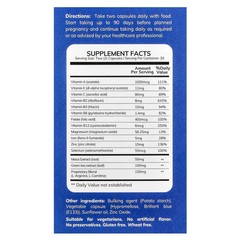 2 X Conceive Plus, Men’s Fertility Support, 60 Vegan Capsules
