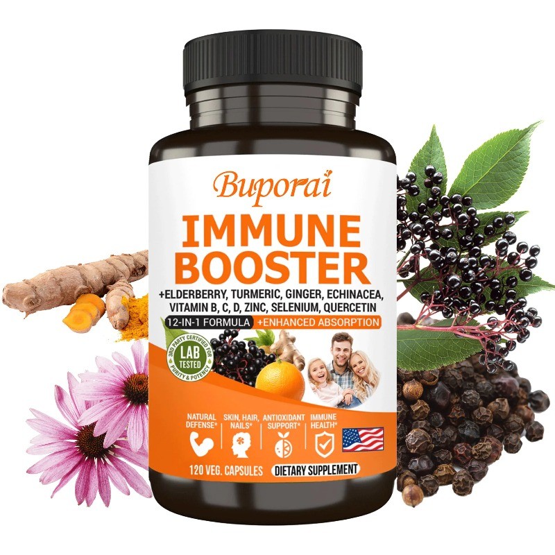 Immune Booster 120pcs, Supports Cellular Energy, Enhances The Body’s Resistance