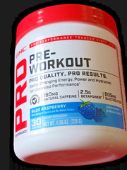 4-PACK GNC Pro Performance Pre-Workout Blue Raspberry 30 Servings EA Exp 10/2026