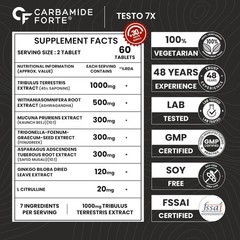 Carbamide Forte Men’s Herbal Supplement Tribulus Ashwagandha 60 Tablets