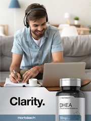DHEA 50mg | 150 Capsules | Non-GMO, Gluten Free Supplement | by Horbaach