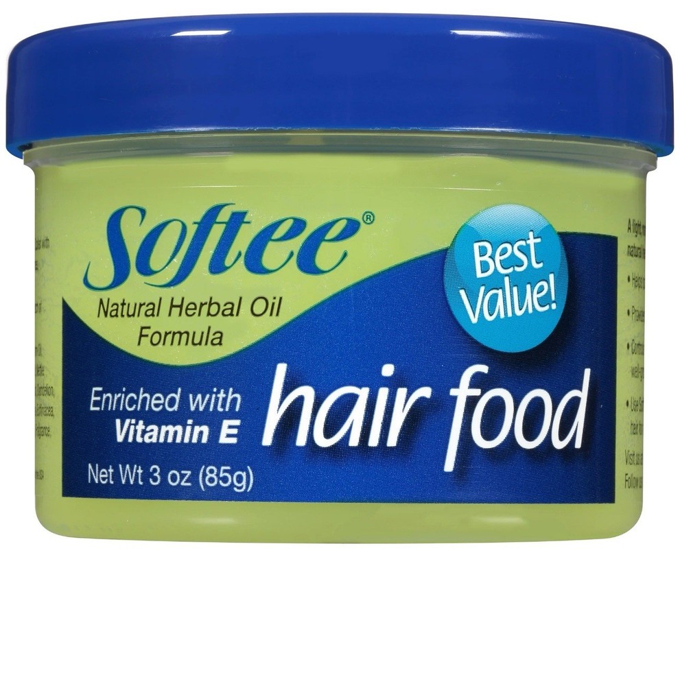 Softee Vitamin E Hair Food 3 oz – Nourishing Hair & Scalp Conditioner, 2 Packs