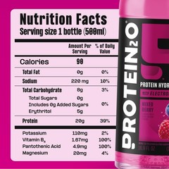 Protein2o Hydration Drink 2in1 Liquid Clear Whey Protein Isolate and Electro…