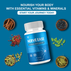 Nerve Ease Advanced Support, NerveEase Health Pills (60 Capsules)