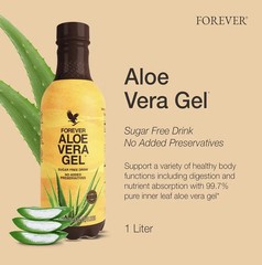 7 Forever Living Aloe Vera Gel 1 Liter ea ENERGY WELLNESS /Halal / Organic.