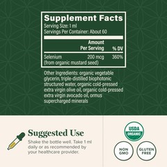 Global Healing Center Selenium 200mcg, Selenium Supplement Drops with Organi…