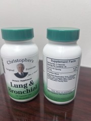 Dr. Christopher’s Lung & Bronchial Medicinal Herb Capsule 2 PK! 689115 100 Count