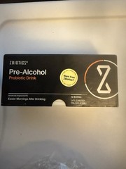 ZBiotics Pre-Alcohol Probiotic Supplement Drink, 12 Bottles 1 oz (168 mL)