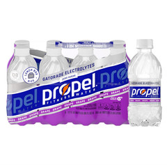 Propel Electrolyte Water Grape, 12 Fl Oz Bottles 8 Pack, Zero Calorie Sugar Free